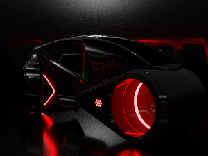 tron bike 3D 모델