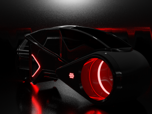 tron bike 3D 모델