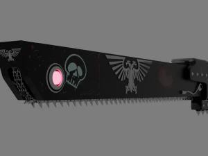 espada de corrente Modelo 3D