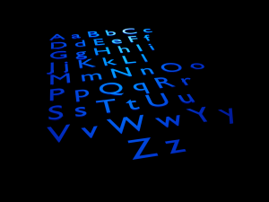 alphabet 3D Модель