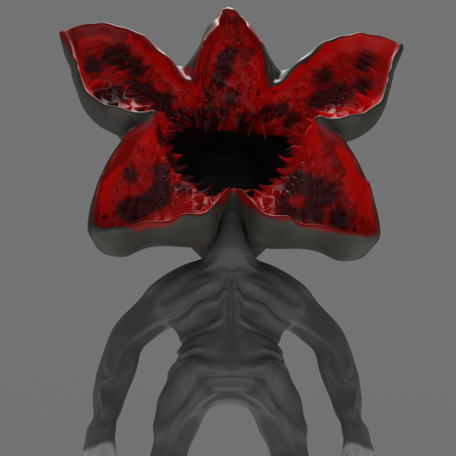 Demogorgon 3D Model .c4d .max .obj .3ds .fbx .stl .blend