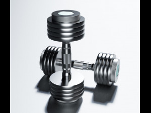 dumbbell 3D मॉडल