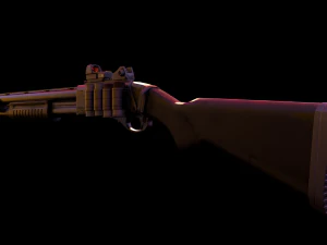 remingtona 870 Model 3D