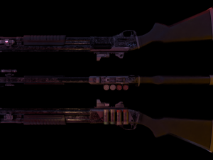 remington 870 3D Model
