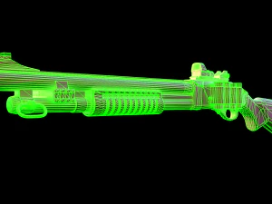 remingtona 870 Model 3D