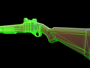 remington 870 3D Model