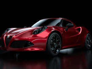 alfa romeo 4c type 960 3D Model