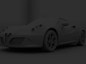 alfa romeo 4c type 960 3D Model