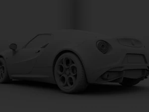 alfa romeo 4c type 960 3D Model