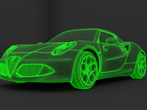 alfa romeo 4c type 960 Modello 3D