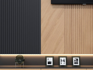 tv wall Modelo 3D