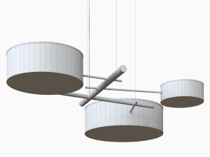 rollandhill excel chandelier by rich brilliant willing 3D Model