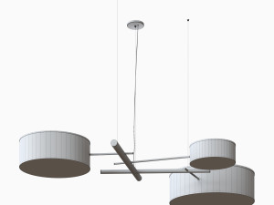 rollandhill excel chandelier by rich brilliant willing 3D Model
