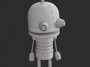 3d joseph from machinarium model 3D Model