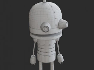 3d joseph from machinarium model 3D Model