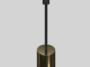 pendant lamp delight axo light liaison m1 black - gold 3D 模型