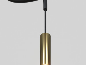 pendant lamp delight axo light liaison m1 black - gold 3D 模型