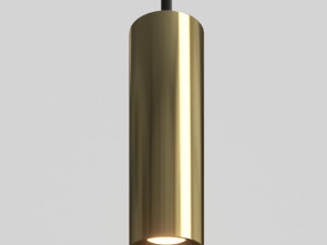 pendant lamp delight axo light liaison m1 black - gold 3D 模型