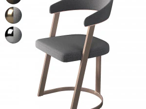 cadeira de design cadeira de jantar dexter Modelo 3D