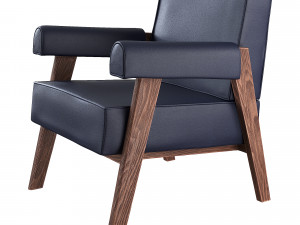 designer armchair chair milo by eichholtz 3D Model