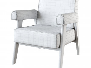 designer armchair chair milo by eichholtz 3Dモデル