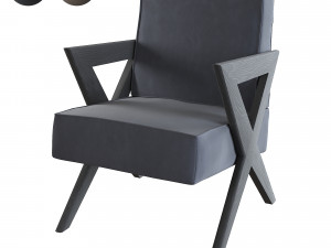 chair felippe by eichholtz designer armchair 3D 모델