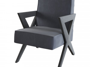 chair felippe by eichholtz designer armchair Modelo 3D