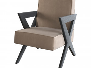 chair felippe by eichholtz designer armchair Modelo 3D