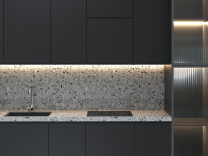 modern kitchen 3Dモデル