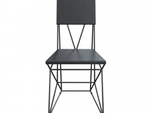 support chair dining chair by levantin design 3D 模型