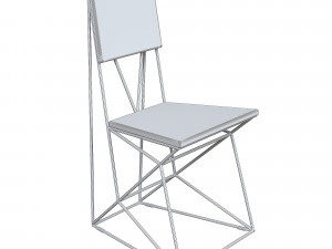 support chair dining chair by levantin design 3D 模型