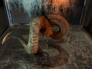 3d ram model 3D-Modell