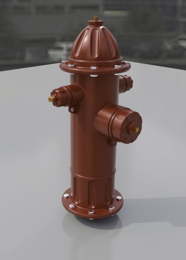 hydrant Modelo 3D .c4d .max .obj .3ds .fbx .stl .blend 