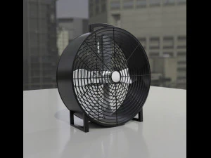 industrial fun 3d model 3D Model