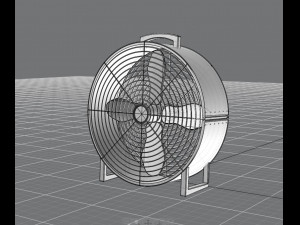 industrial fun 3d model 3Dモデル