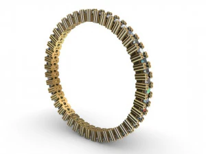 anel feminino da eternidade - modelo de impressão 3D Modelo de Impressão 3D