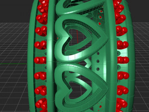 patterned women ring - model 3 - 3d print model 3D Принт Модель