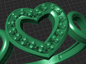 hollow women ring - model 1 - 3d printable model Modelo de Impressão 3D