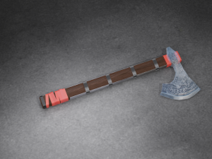 viking axe Modello 3D