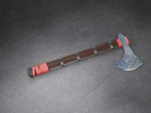 바이킹 도끼 3D 모델