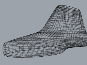 mens casual shoe last Modèles 3D en vedette