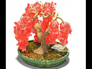 arce rojo Modelo 3D