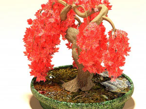 arce rojo Modelo 3D