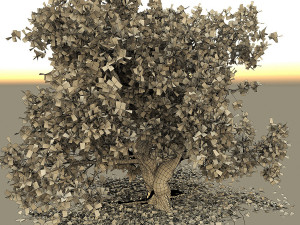 oak 3D Модель