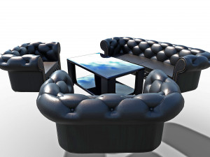 chester sofa Model 3D