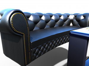 chester sofa Model 3D