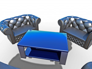 chester sofa Model 3D