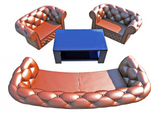 chester sofa Model 3D