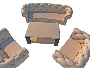 chester sofa Model 3D