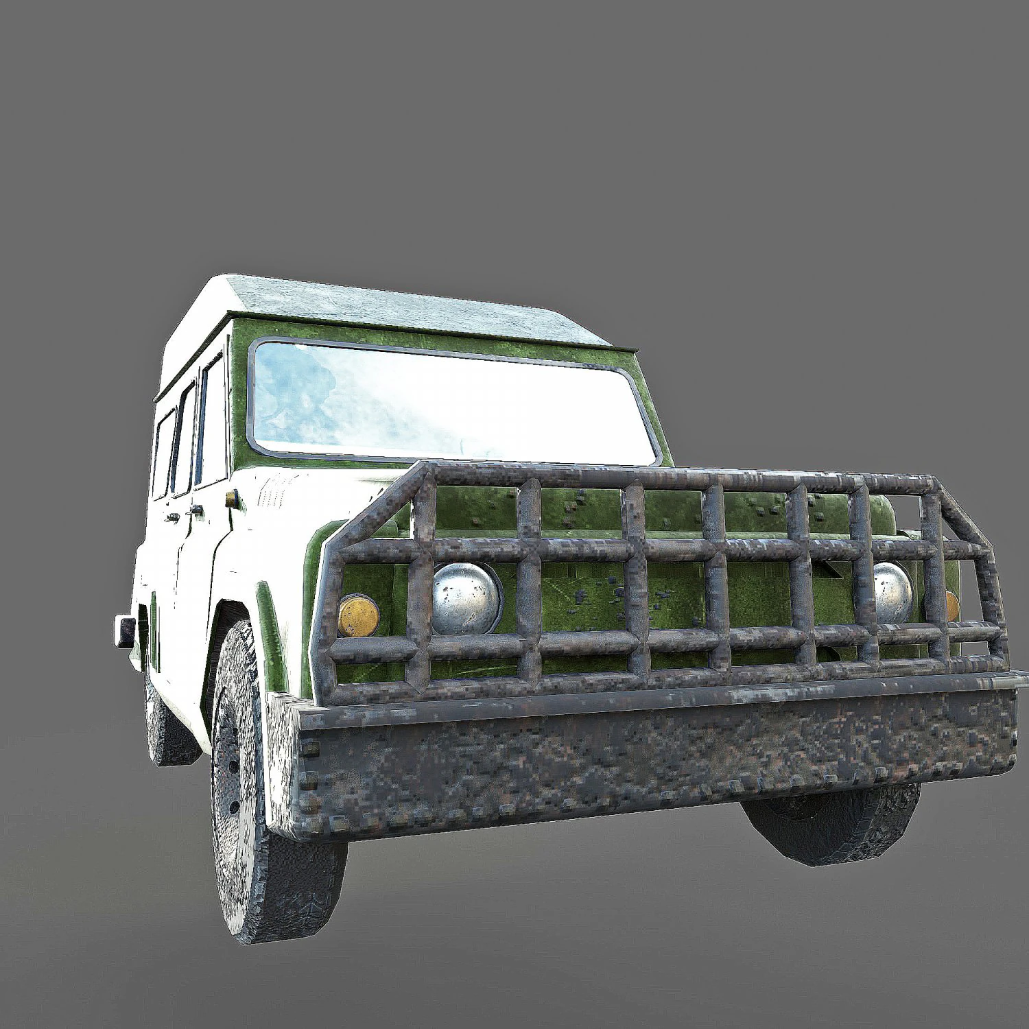 uaz hunter 3D Model .c4d .max .obj .3ds .fbx .stl .blend 